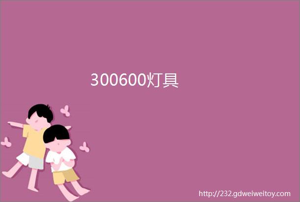 300600灯具